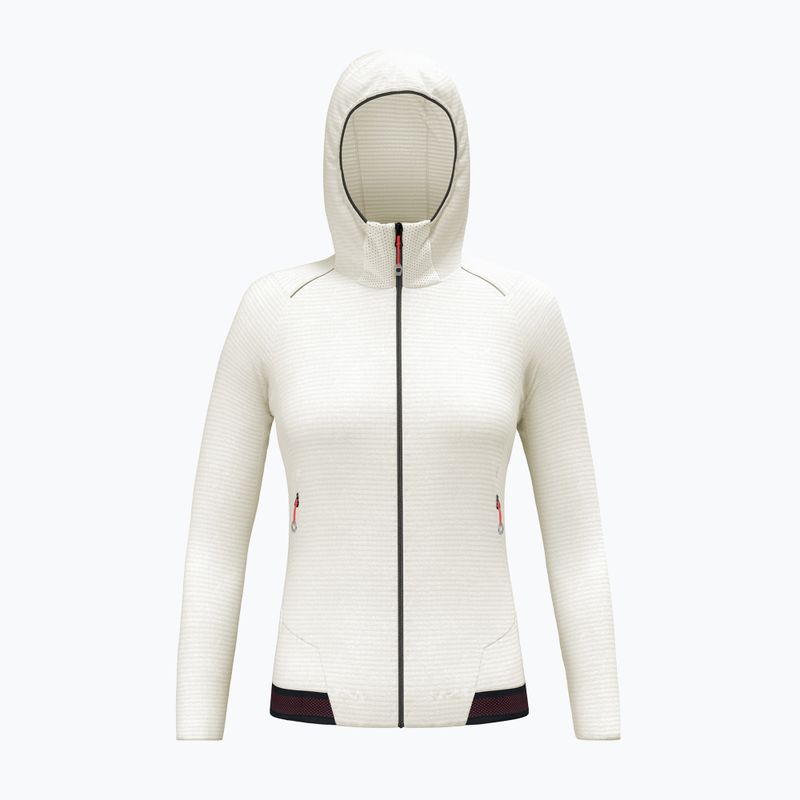 Дамски суитшърт за трекинг Salewa Pedroc PL Hooded white 8