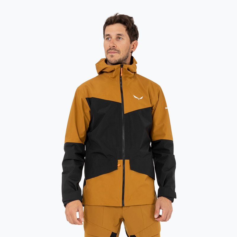 Мъжко дъждобранно яке Salewa Puez GTX 2L golden brown/0910