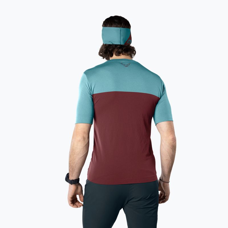 Дамска тениска за трекинг DYNAFIT Traverse S-Tech Burgundy 3