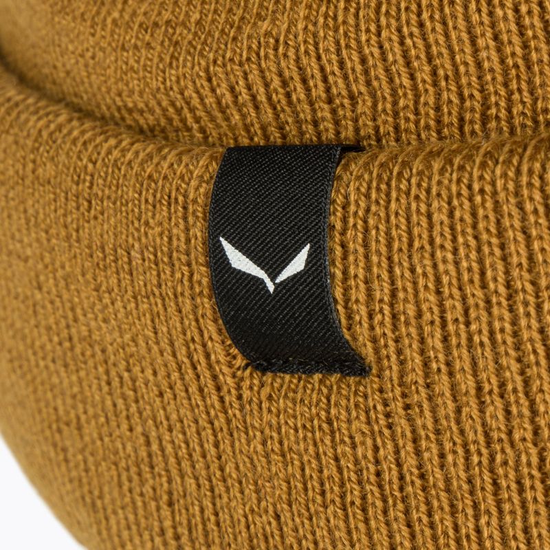 Salewa Puez Am Beanie зимна шапка златисто кафява 4