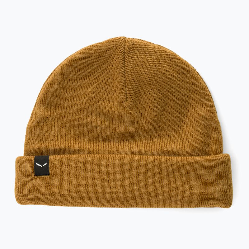 Salewa Puez Am Beanie зимна шапка златисто кафява 5