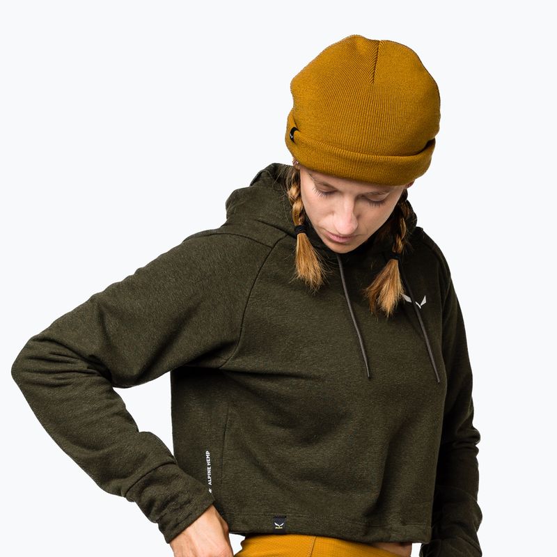 Salewa Puez Am Beanie зимна шапка златисто кафява 7