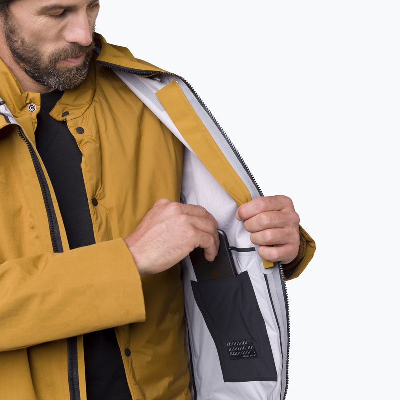 Мъжко непромокаемо яке Salewa Fanes 3L Ptx Hemp 2/1 Parka golden brown int.7020 8