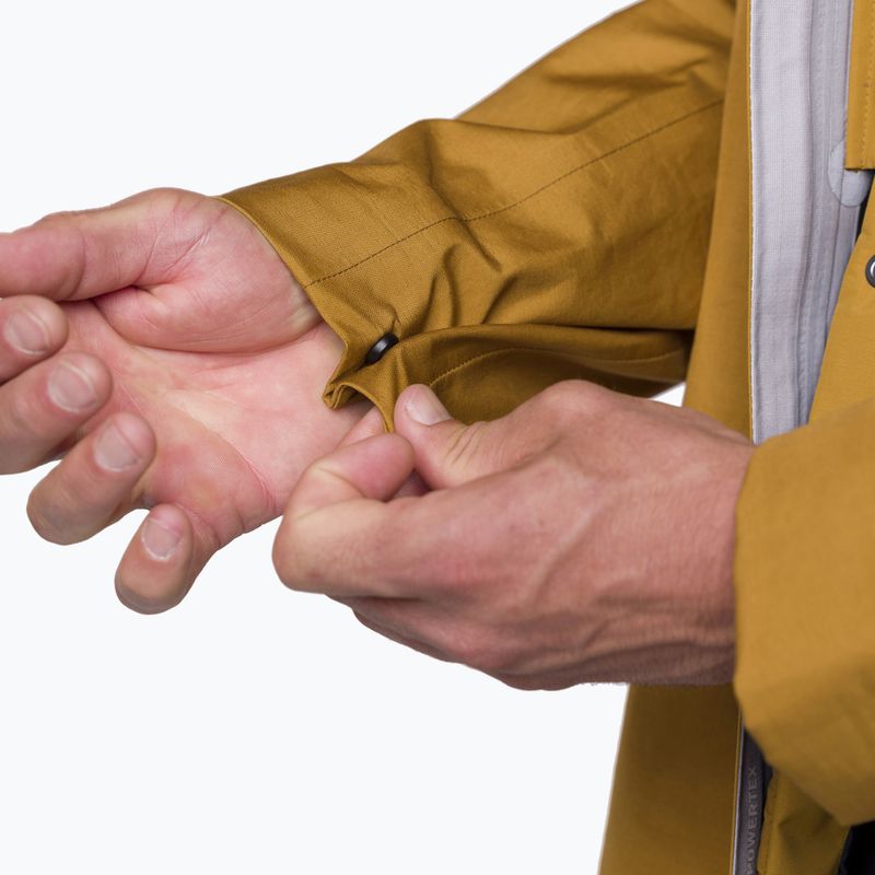 Мъжко непромокаемо яке Salewa Fanes 3L Ptx Hemp 2/1 Parka golden brown int.7020 9