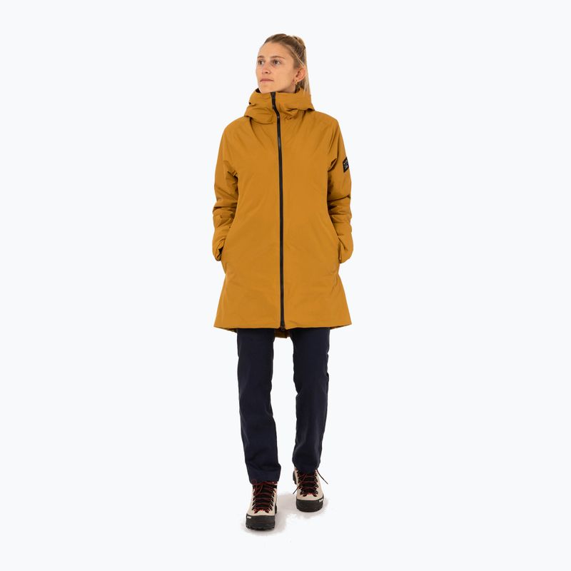 Дамско зимно дълго яке Salewa Fanes 2L PTX Parka golden brown 2