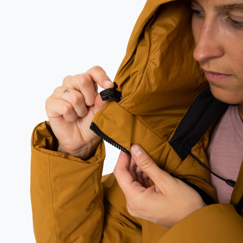 Дамско зимно дълго яке Salewa Fanes 2L PTX Parka golden brown 5