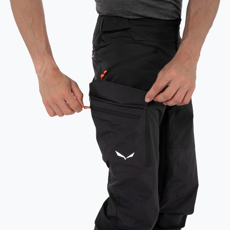 Мъжки ски панталони Salewa Sella Dst Hyb black out 4