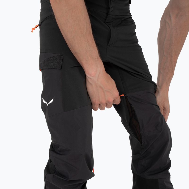 Мъжки ски панталони Salewa Sella Dst Hyb black out 5