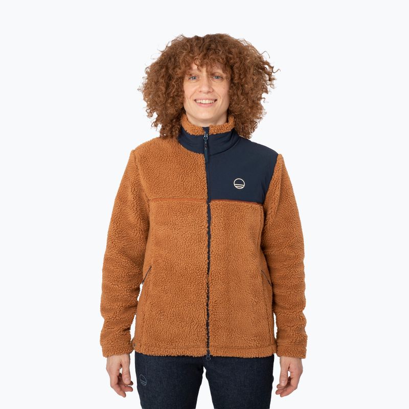 Дамски суитшърт Wild Country Spotter sandstone fleece 3