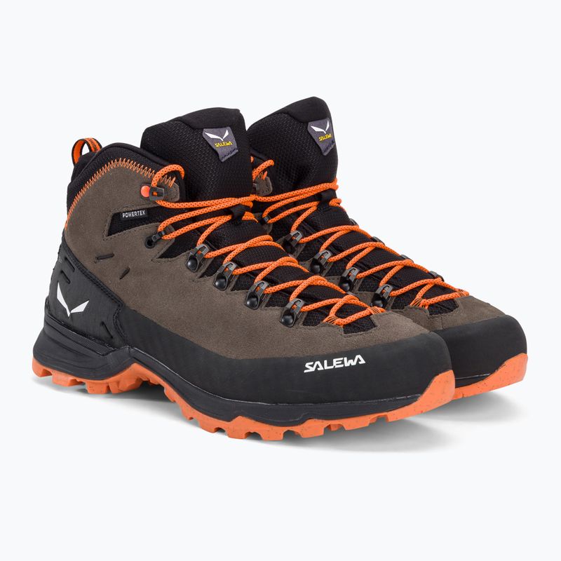 Salewa Alp Mate Winter Mid WP мъжки ботуши за трекинг с бънджи/черен кабел 4