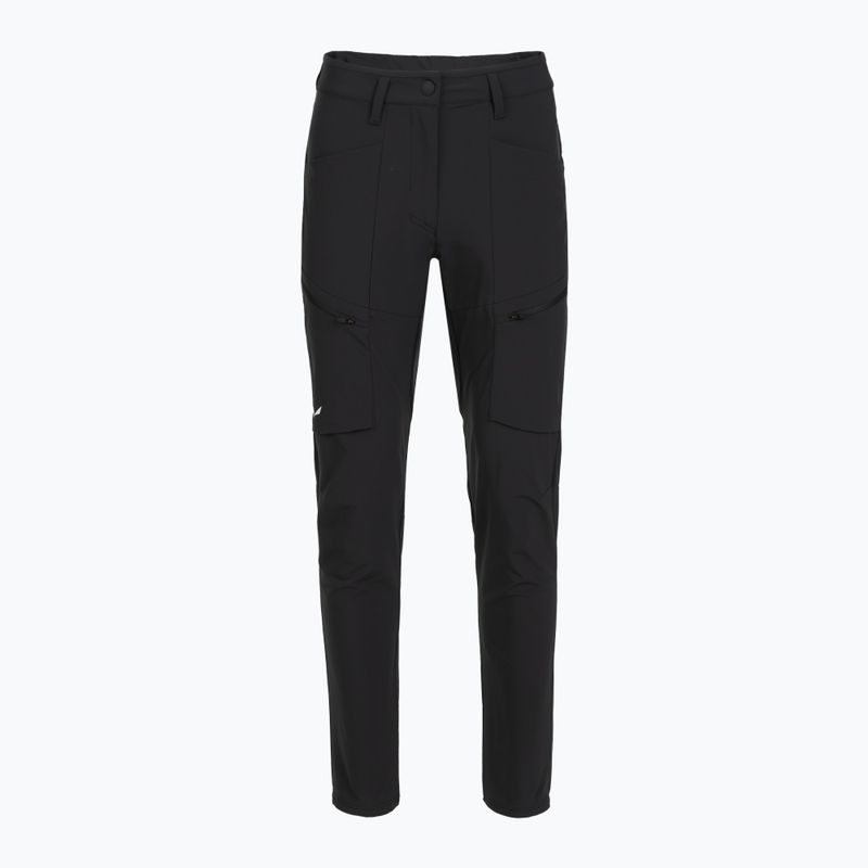 Дамски софтшел панталони Salewa Puez DST Cargo black out