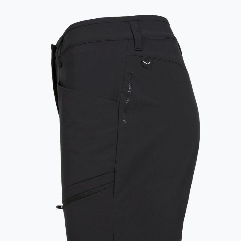 Дамски софтшел панталони Salewa Puez DST Cargo black out 4