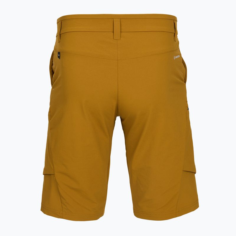 Мъжки къси панталони за трекинг Salewa Puez DST Cargo golden brown 2