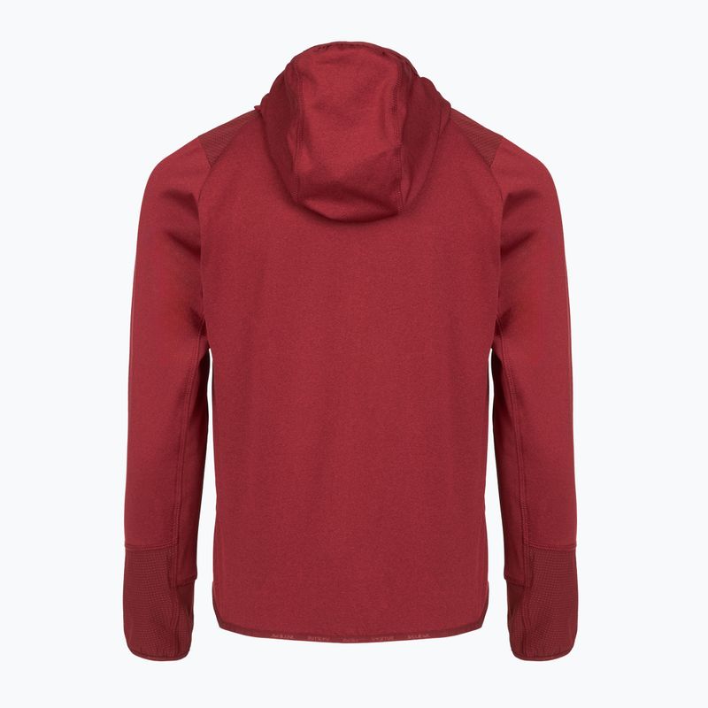 Детски суитшърт за трекинг Salewa Agner Melange PL FZ Hoody syrah 2