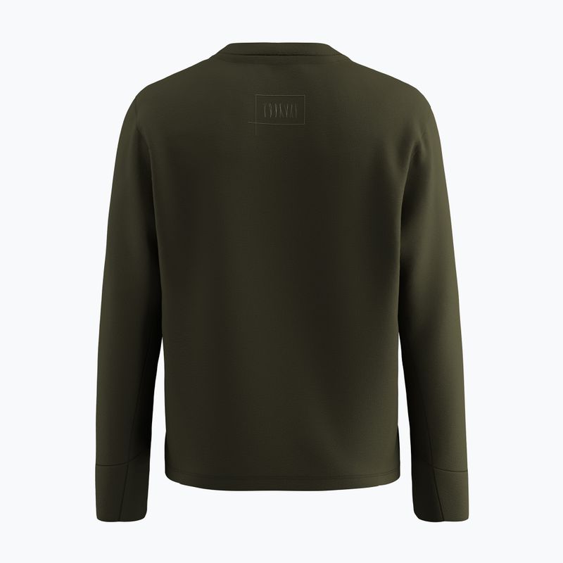 Мъжки суичър Salewa Fanes Dry Pullover тъмно маслинен 8