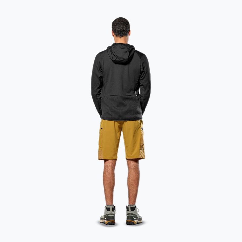 Salewa мъжки трекинг суитчър Puez Waffle Hyb PL HD black out 2