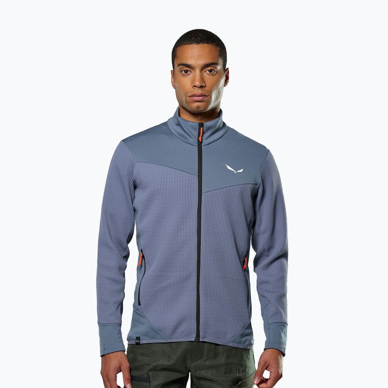 Salewa мъжки потник за трекинг Puez Waffle Hyb PL HD java blue