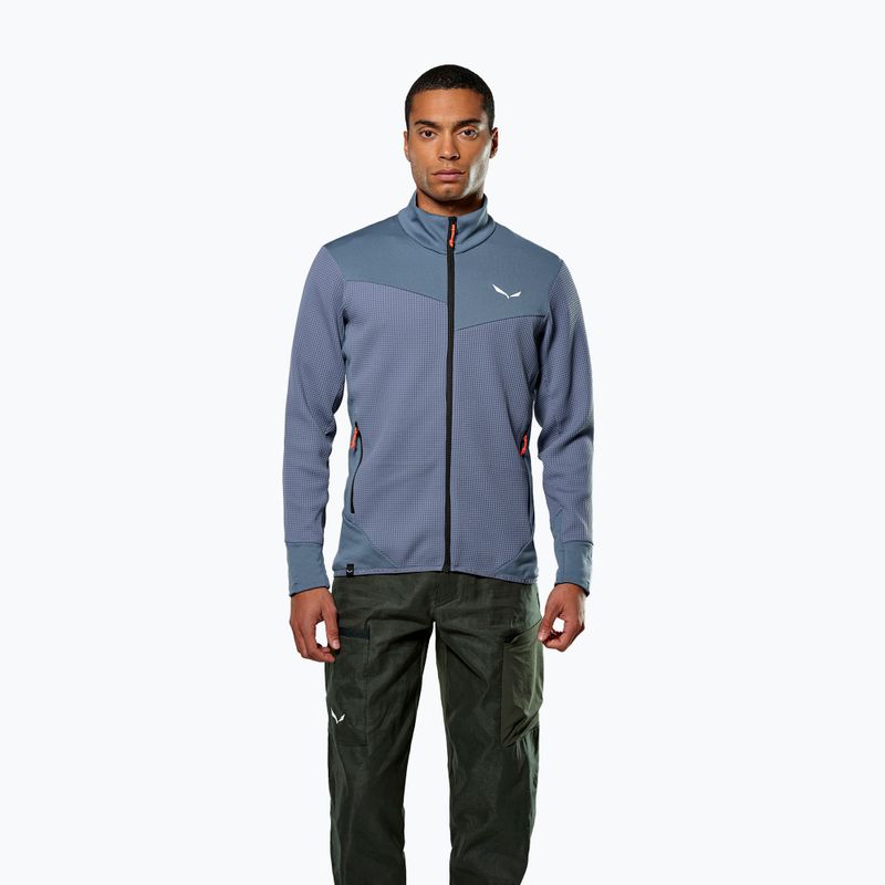 Salewa мъжки потник за трекинг Puez Waffle Hyb PL HD java blue 2