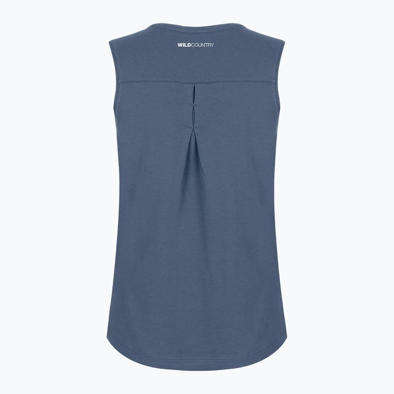 Дамска тениска за катерене Wild Country Movement 2 ceuse blue 2