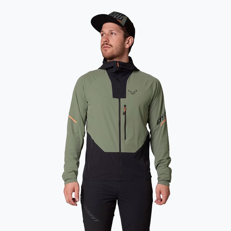 Мъжко яке DYNAFIT Traverse Dynastretch sage wind jacket