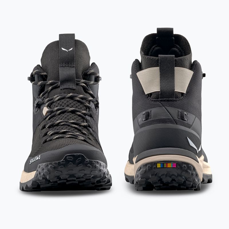 Дамски туристически обувки Salewa Puez Knit Mid Ptx black / black 3