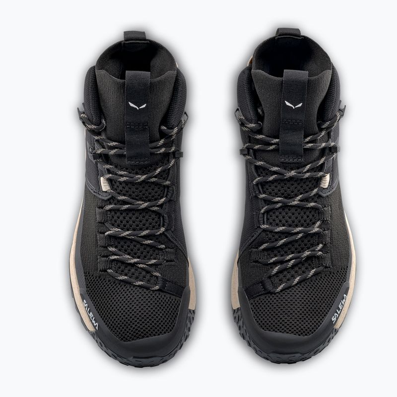 Дамски туристически обувки Salewa Puez Knit Mid Ptx black / black 4