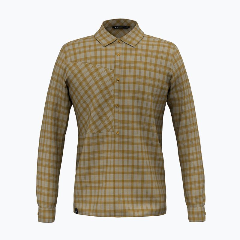 Мъжка риза Salewa Fanes Flannel 5PL quicksand/golden brown