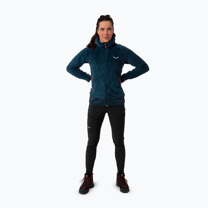 Дамска туристическа блуза Salewa Tognazza PL dark olive melange 2