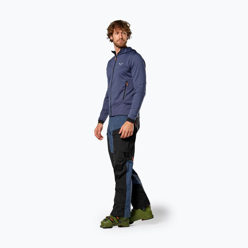 Bluza trekkingowa męska Salewa Sella Crevasse Hd dark denim 2