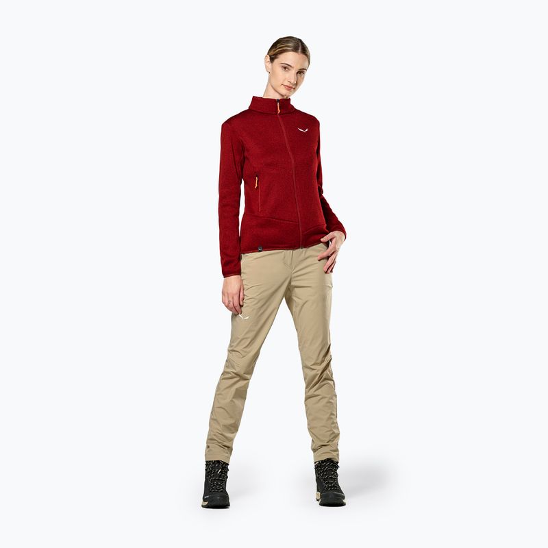 Дамски суитшърт за трекинг Salewa Puez Rocca Pl syrah 2