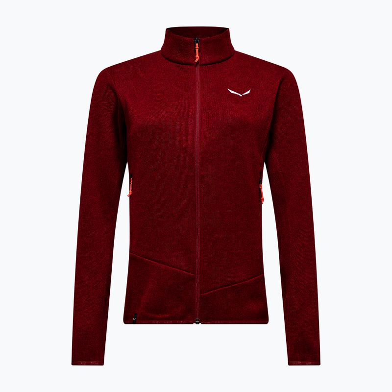 Дамски суитшърт за трекинг Salewa Puez Rocca Pl syrah 6