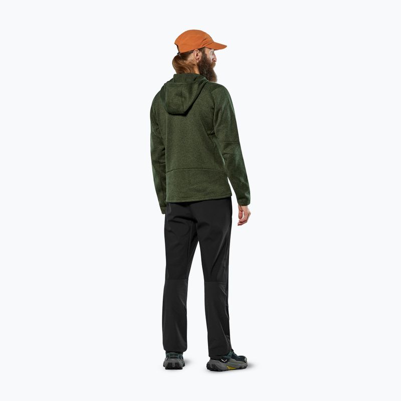 Мъжка блуза за туризъм Salewa Puez Rocca Polarlite Hood dark olive 3