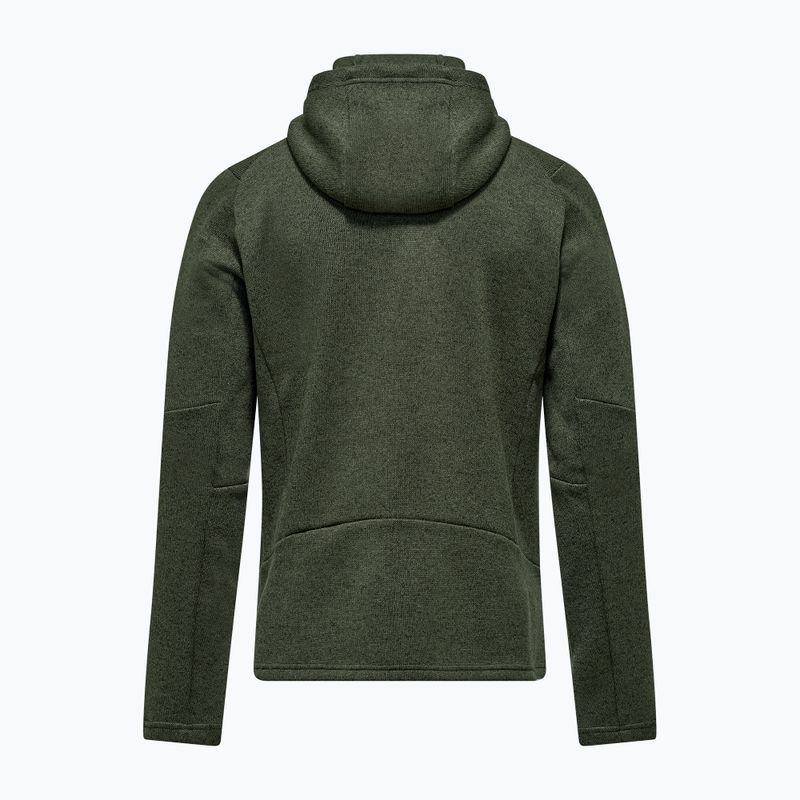 Мъжка блуза за туризъм Salewa Puez Rocca Polarlite Hood dark olive 6