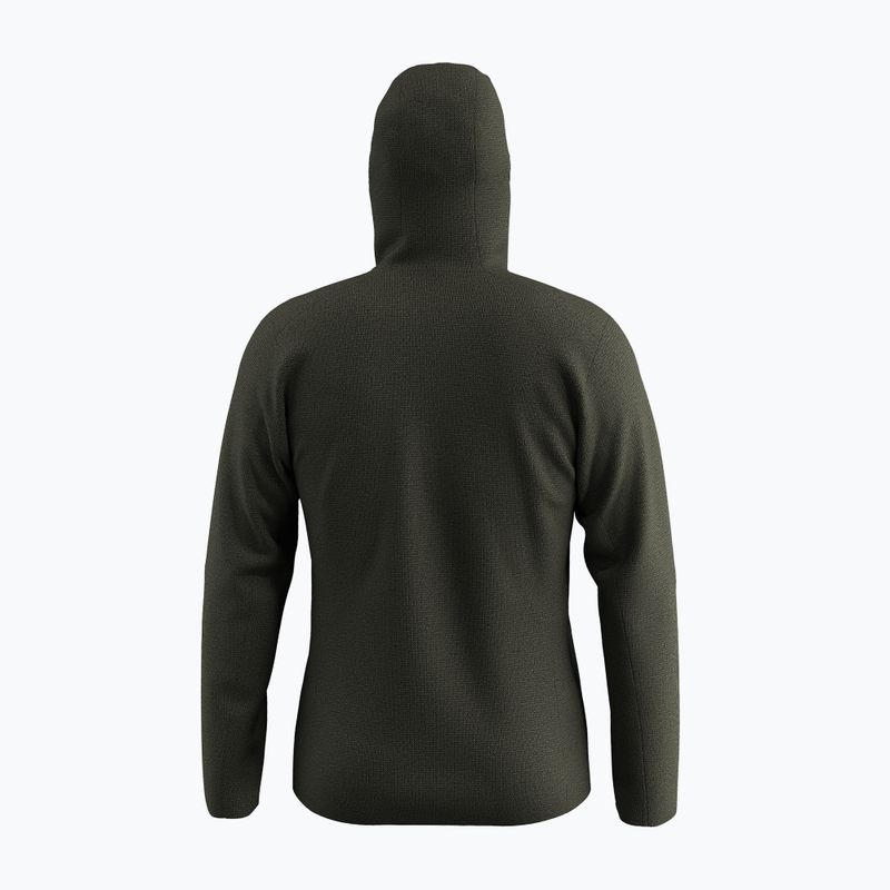 Мъжка блуза за туризъм Salewa Puez Rocca Polarlite Hood dark olive 7