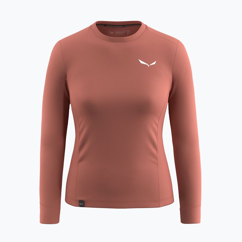 Дамски трекинг с дълъг ръкав Salewa Puez Dry etruscan red