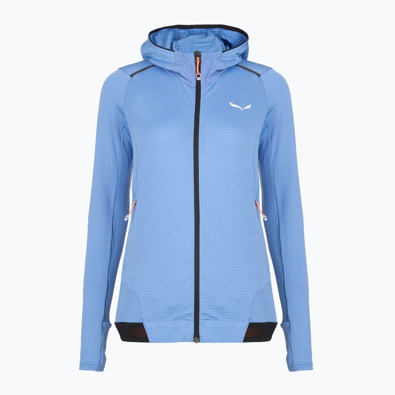 Дамски суитшърт за трекинг Salewa Pedroc PL Hooded morning blue