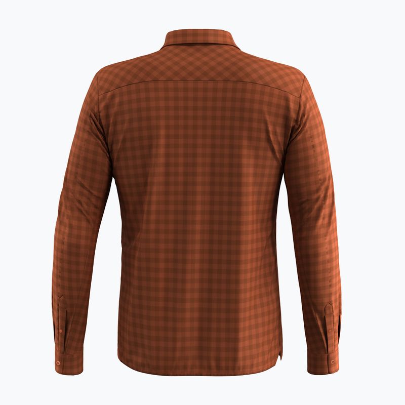Мъжка риза Salewa Puez Dry L/S bombay brown 2