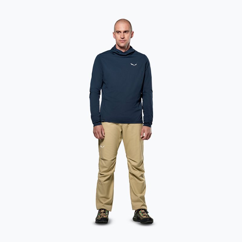 Мъжки суитшърт за трекинг Salewa Puez Sun Hoodie navy blazer 2