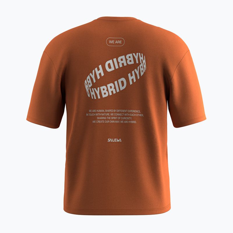 Мъжка тениска Salewa Eagle Hybrid Loose bombay brown 2