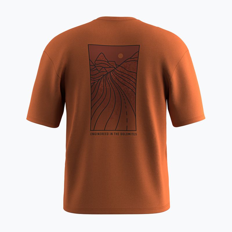 Мъжка тениска Salewa Eagle Sunset Loose bombay brown 2