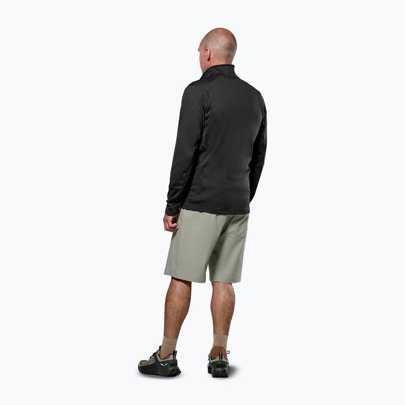 Мъжки суитшърт за трекинг Salewa Puez Cammio Polarlite Half Zip Black Out 3