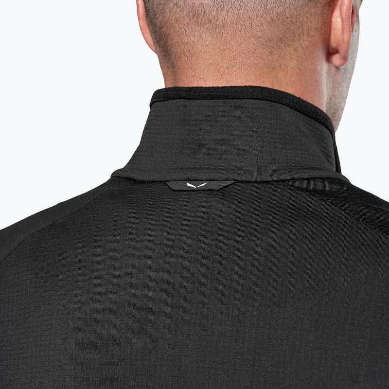 Мъжки суитшърт за трекинг Salewa Puez Cammio Polarlite Half Zip Black Out 5