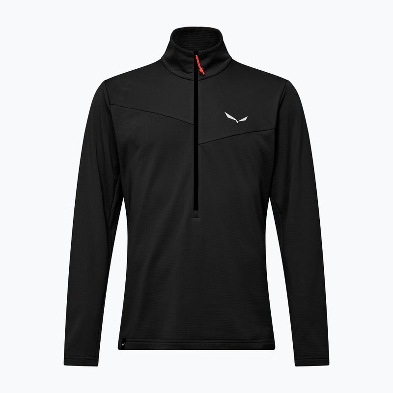 Мъжки суитшърт за трекинг Salewa Puez Cammio Polarlite Half Zip Black Out 6