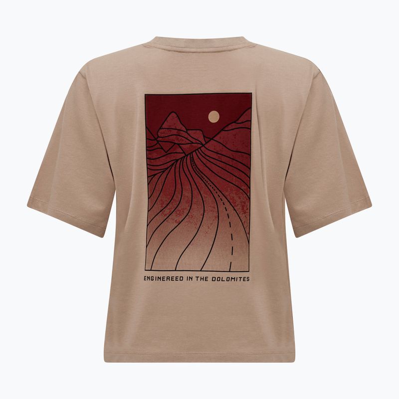 Дамска тениска Salewa Eagle Sunset Loose quicksand 6