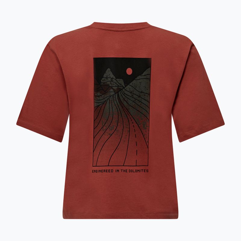 Дамска тениска Salewa Eagle Sunset Loose etruscan red 6