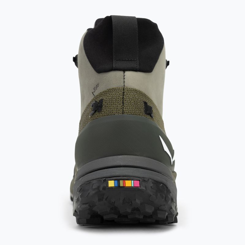Salewa мъжки ботуши за трекинг Puez Leather Mid Ptx shadow / dark olive 6