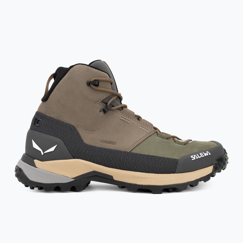 Salewa мъжки ботуши за трекинг Puez Leather Mid Ptx bungee cord / onyx 2