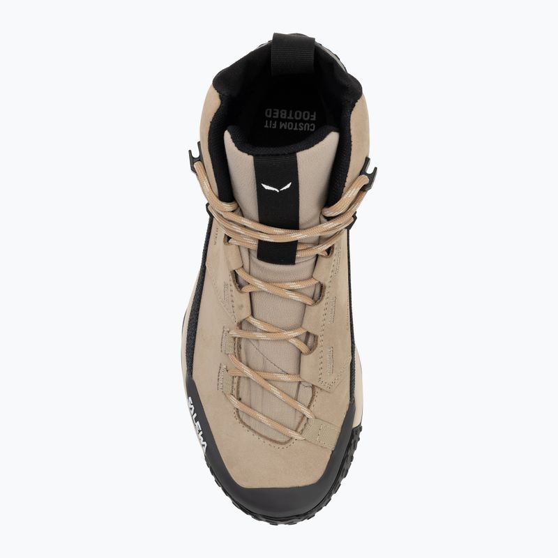 Salewa дамски ботуши за трекинг Puez Leather Mid Ptx quicksand / onyx 5