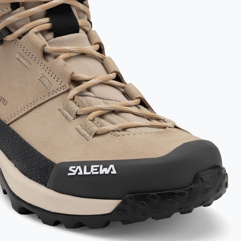 Salewa дамски ботуши за трекинг Puez Leather Mid Ptx quicksand / onyx 7
