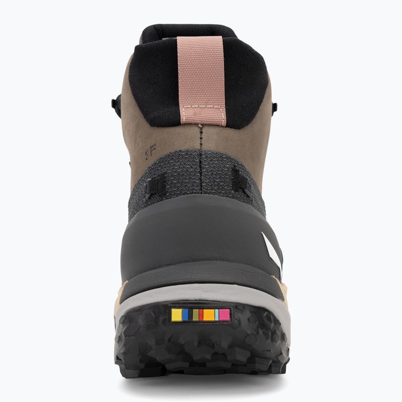 Salewa дамски ботуши за трекинг Puez Leather Mid Ptx bungee cord / onyx 6